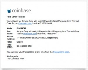 Coinbase Confirmation